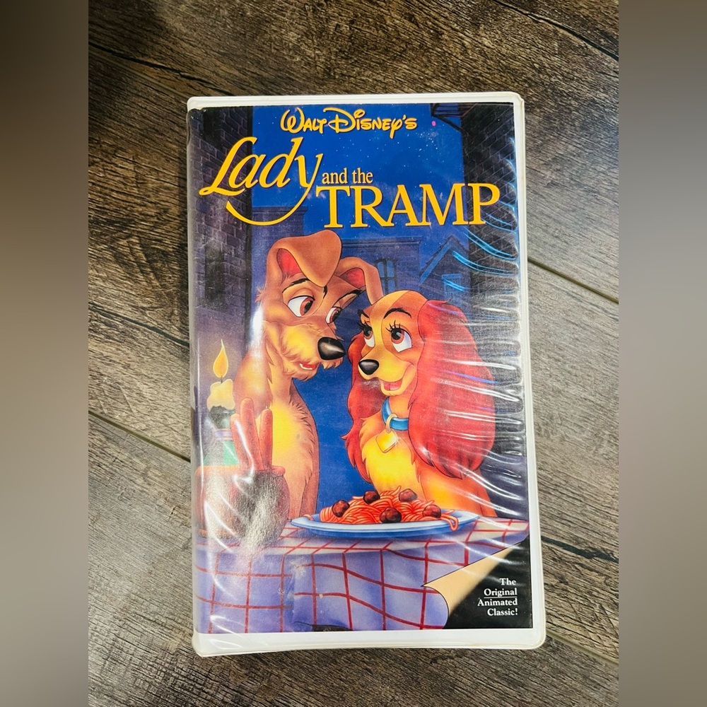 Disney’s Lady and the Tramp VHS Tape | The Original Animated Classic